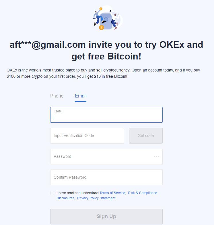 OKEx Referral Program 50 Bonus on Registration OKEx