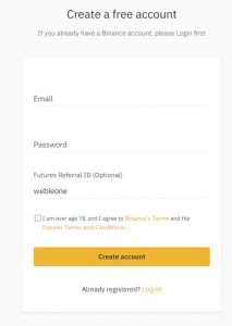 binance referral code we both get